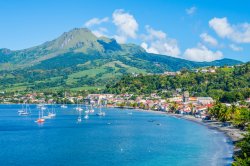 Baie de Saint-Pierre en Martinique, DOM-TOM